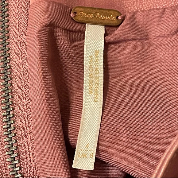 FREE PEOPLE Modern Femme Vegan Suede Mini Skirt in Pressed Flowers - Picture 8 of 12